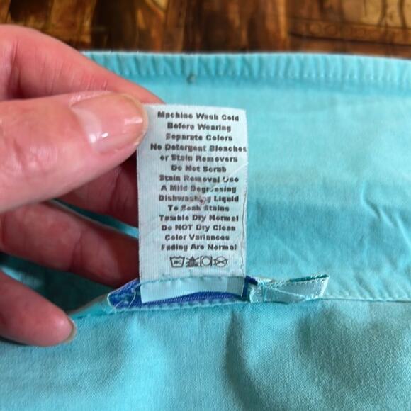 FRESH PRODUCE Women’s Lightweight Button Front Cotton Jacket Blue Size Medium - Picture 14 of 14